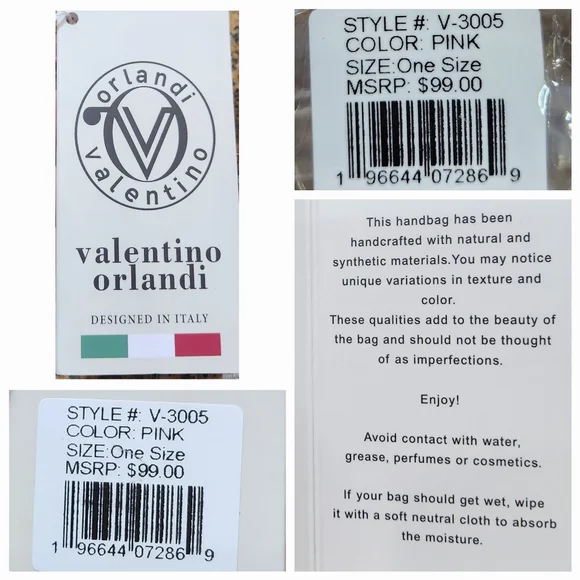 VALENTINO Orlandi Hot Pink Crossbody NWT - Picture 12 of 12